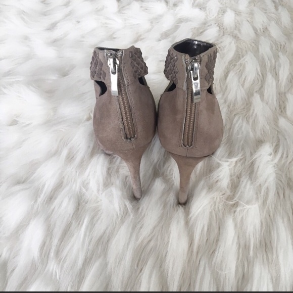 ABS | Faux suede ankle booties - Picture 6 of 8